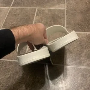 RARE Puma Neymar Jr. Slip on Slides Sandals White Mens Size 12 NWOB Puma | Shoes | Rare Puma Neymar Jr Slip On Slides Sandals  main image 4
